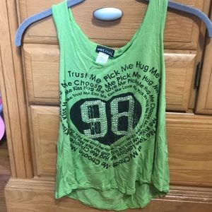 Wet Seal Green Tank